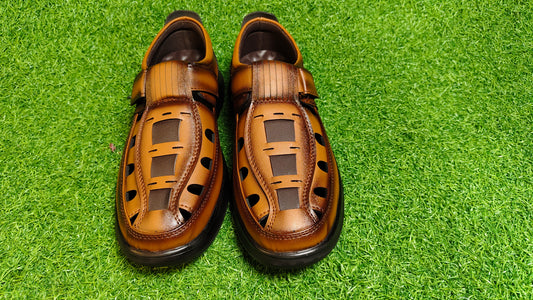 ULTRA SOFT AND MEDICATED SHOES MUSTARD (ALLOW TO OPEN)