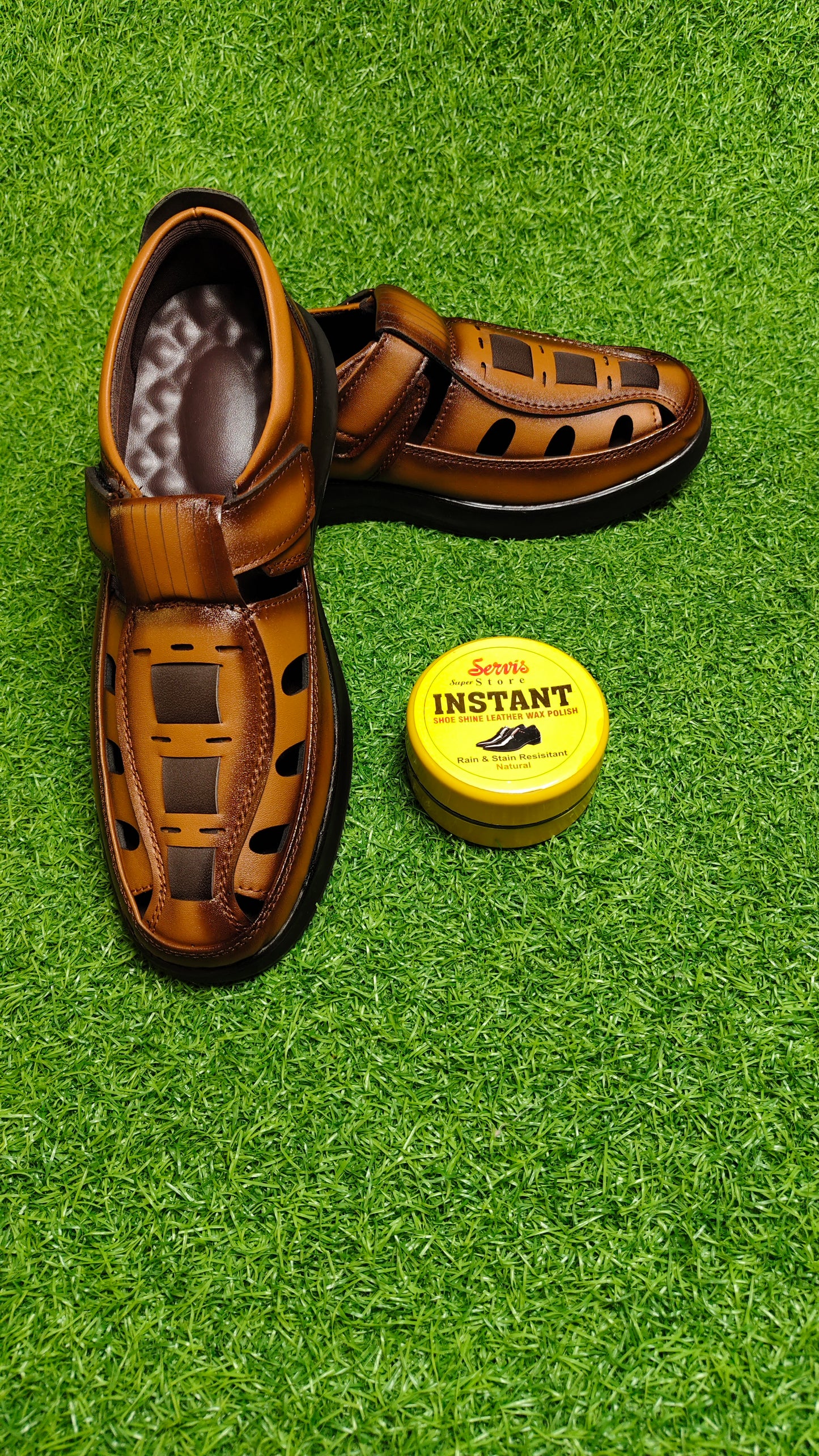 ULTRA SOFT AND MEDICATED SHOES MUSTARD (ALLOW TO OPEN)